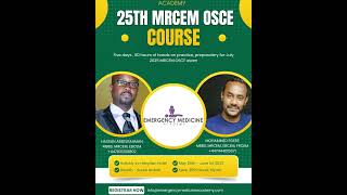 25th MRCEM OSCE COURSE [upl. by Bully]