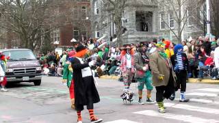 RI Shriner Clowns Newport RI 2012 St Patricks Day paradeMOV [upl. by Agnola370]