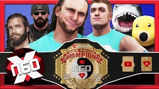 Ssundee amp Crainer v Desmond Cruise amp Elias v Shark amp Brawn  N60 Tag Titles  Season 10  WWE 2K19 [upl. by Eleirbag]