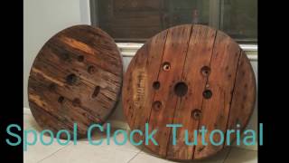 DIY Spool Clocks [upl. by Lore896]