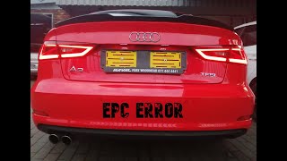 Audi A3 EPC Light FIX [upl. by Eitirahc]