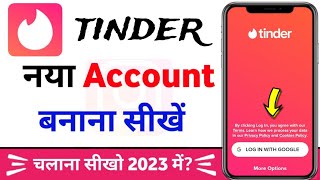 tinder app par new account kaise banayetinder par id kaise banayehow to make account on tinder app [upl. by Adnoyek]