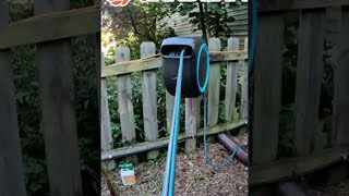 GARDENA Hose Reel Retraction 💦🚿💧shorts gardena besthosereel satisfying oddlysatisfying [upl. by Winnifred]