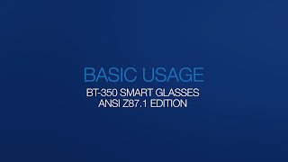 Moverio BT350 ANSI Smart Glasses  Basic Usage [upl. by Ened40]