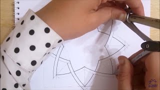 How to draw an Islamic geometric pattern 4  زخارف اسلامية هندسية [upl. by Meean]