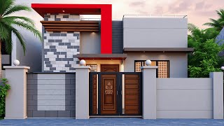 Stunning Small House Exterior Design Walkthrough  Modern amp Cozy Home Ideas [upl. by Allemrac529]