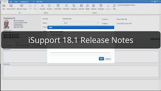 iSupport 181 Release Notes [upl. by Fidelas]