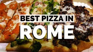 Best Pizza in Rome Italy  The Best Place To Eat Pizza In Rome At Antico Forno Roscioli Pizzeria [upl. by Gujral47]