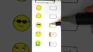 What mind emoji is UR battery now shorts trending youtube fyp viralvideo drawing satisfying [upl. by Aerdnwahs721]