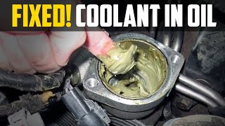 4 Causes Coolant Mixed With Oil What To Do and How to Fix [upl. by Angell]