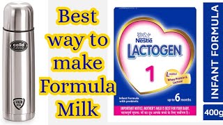 Lactogen 1 Baby Powder  Hindi  Formula milk for 06 months baby How to make formula milk [upl. by Monson410]