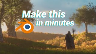 How to Make Realistic Terrain in Blender  Beginner Tutorial [upl. by Granville]