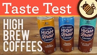 High Brew Cold Brew Coffee  Review amp Taste Test [upl. by Halyahs]