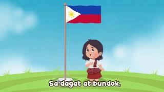 Lupang Hinirang Lyrics The Philippine National Anthem [upl. by Mariann]