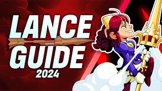 Brawlhalla Lance Combos amp Gameplay Guide 2024 [upl. by Atiuqam]