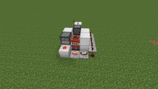 Minecraft Tutorial  TNT Cannon  Super Distance Compact [upl. by Ymer595]