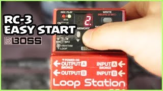 Boss RC3 loop station Tutorial  review [upl. by Chrysler333]