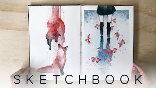 2017 Watercolor Sketchbook [upl. by Reffinej]