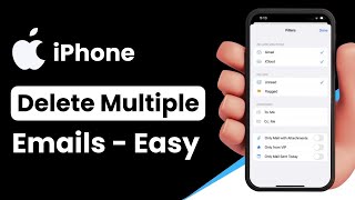 How to Delete Multiple Emails on iPhone [upl. by Wainwright358]