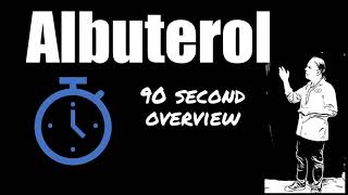 Albuterol Overview in 90 Seconds  Inhalers and Nebulizer Uses Dosage and Side Effects [upl. by Jocelin]