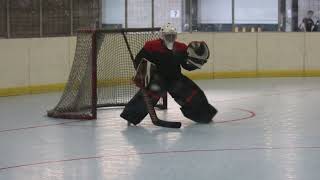 Inline Hockey Goalie 23 Years Old Roller Fly Coach Alvarado [upl. by Aivonas691]