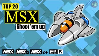 Top 20 MSX Shoot em up Games 1983  1999 ᴴᴰ [upl. by Lindley]