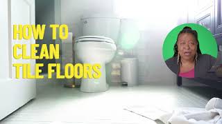 How to Clean Tile Floors with PineSol [upl. by Sarajane]