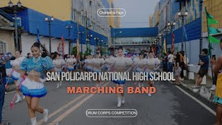 San Policarpo National High School Marching Band  CALBAYOG CITY GRAND DRUM CORPS COMPETITION 2024 [upl. by Rasmussen]