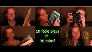 ASMR 10 Roleplays in 20 minutes Fast and aggressive [upl. by Yellat]