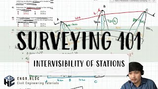 CE Board Exam Review Elementary Surveying  Intervisibility of Stations [upl. by Direj]