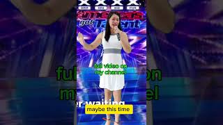 Viral Song  Pilipina Sing a Song Maybe This Time on Americas Got Talent Audition [upl. by Birgitta]