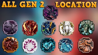 New All Gen 2 Tailed Beasts Locations  Shindo Life [upl. by Asare]