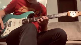 Fender Stratocaster with PAF Gibson humbucker in bridge [upl. by Ahseral]