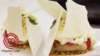 The Mont Blanc  Monte Bianco Dessert  MasterChef UK [upl. by Atalante]