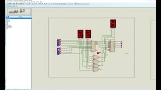 Simulation additionneur complet et un ALU 4 bits sous Proteuse ISIS [upl. by Liebman]