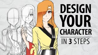 CHARACTER DESIGN  Step by Step Tutorial  Drawinglikeasir [upl. by Bainbrudge970]