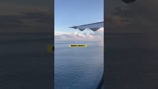 Maamigili Airport Maldives🇲🇻 landing oceanview maldives newvideo viralshorts shortsyoutube [upl. by Sregor231]