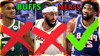 NOVA TEMPORADA  PATCH NOTES BUFFS E NERFS  NBA INFINITE [upl. by Yelrehs]