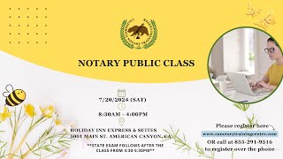 Summer 2024 Notary Public and Loan Signing classes  bestnotaryclass topnotaryseminar [upl. by Jansen]