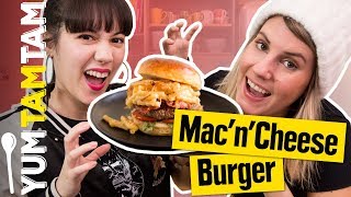 MAC’N’CHEESE BURGER  Crazy Burger 11  yumtamtam [upl. by Newol667]