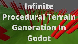 Infinite Procedural Terrain Generation in Godot  Devlog  4 [upl. by Annuahsal]