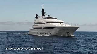 Thailand 46m Superyacht available for charter around Phuket [upl. by Roxanna]