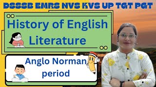 History of English literature Anglo Norman period  MindTales English [upl. by Edlin889]