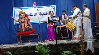 abhimanyu kalaga yakshagana part8 [upl. by Einnaffit]