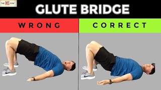 HOW TO DO A HIP BRIDGE CORRECTLY USING YOUR GLUTES [upl. by Neelear863]