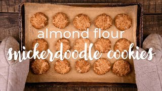 Almond Flour Paleo Snickerdoodle Cookies [upl. by Ros]