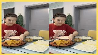 Epic Munchoff Husband vs Wife Comedy Eating Challenge 🍽️😂 entertainment [upl. by Haslam]