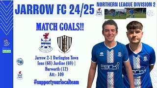 Jarrow 21 Darlington Town Match Goals 100824 [upl. by Ymrej]