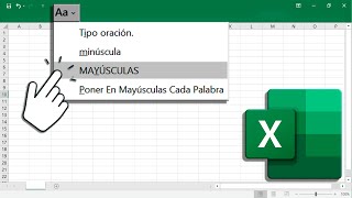 Cambiar MAYÚSCULAS en Excel con un clic  AaCASES for Excel [upl. by Lupe]