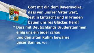 Regional anthem of Bavaria Bayernhymnevoll Hymn of Bavaria Full vocal [upl. by Ecirtnom1]